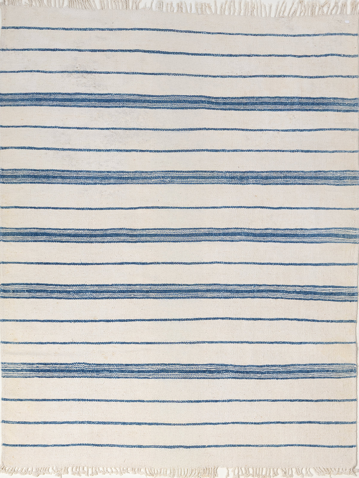 Tidal Flow Rug cotton rug in blue tones