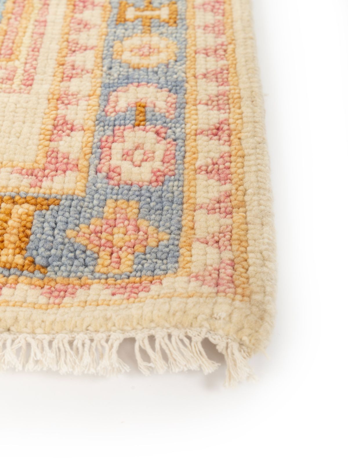 Turkish Aura Oushak Rug - additional product view showing the wool rug