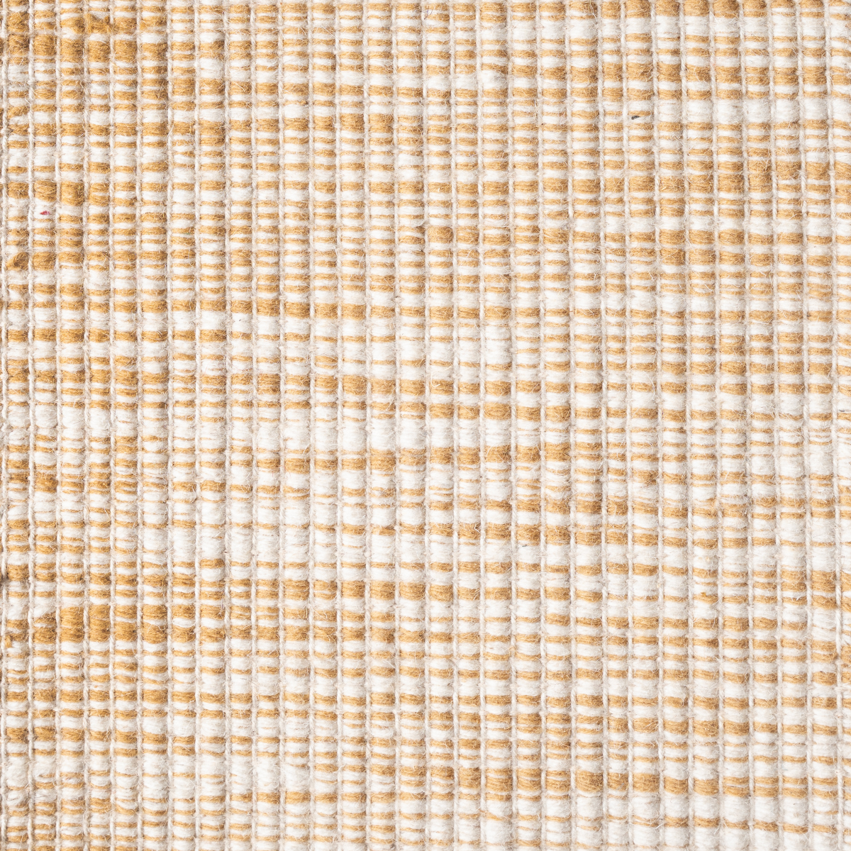 Weaver's Ridge : Harvest Ridge wool rug in yellow tones, overhead view