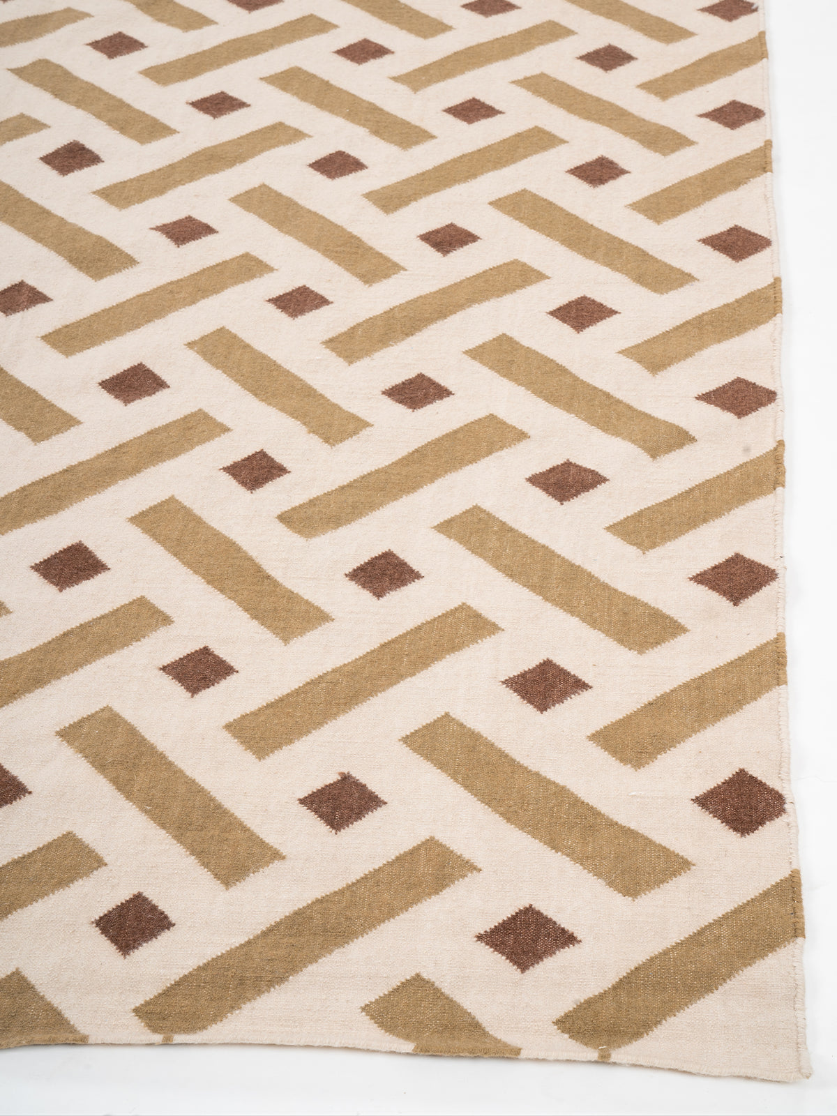 Woven Heritage Wool Rug - additional product view showing the wool rug
