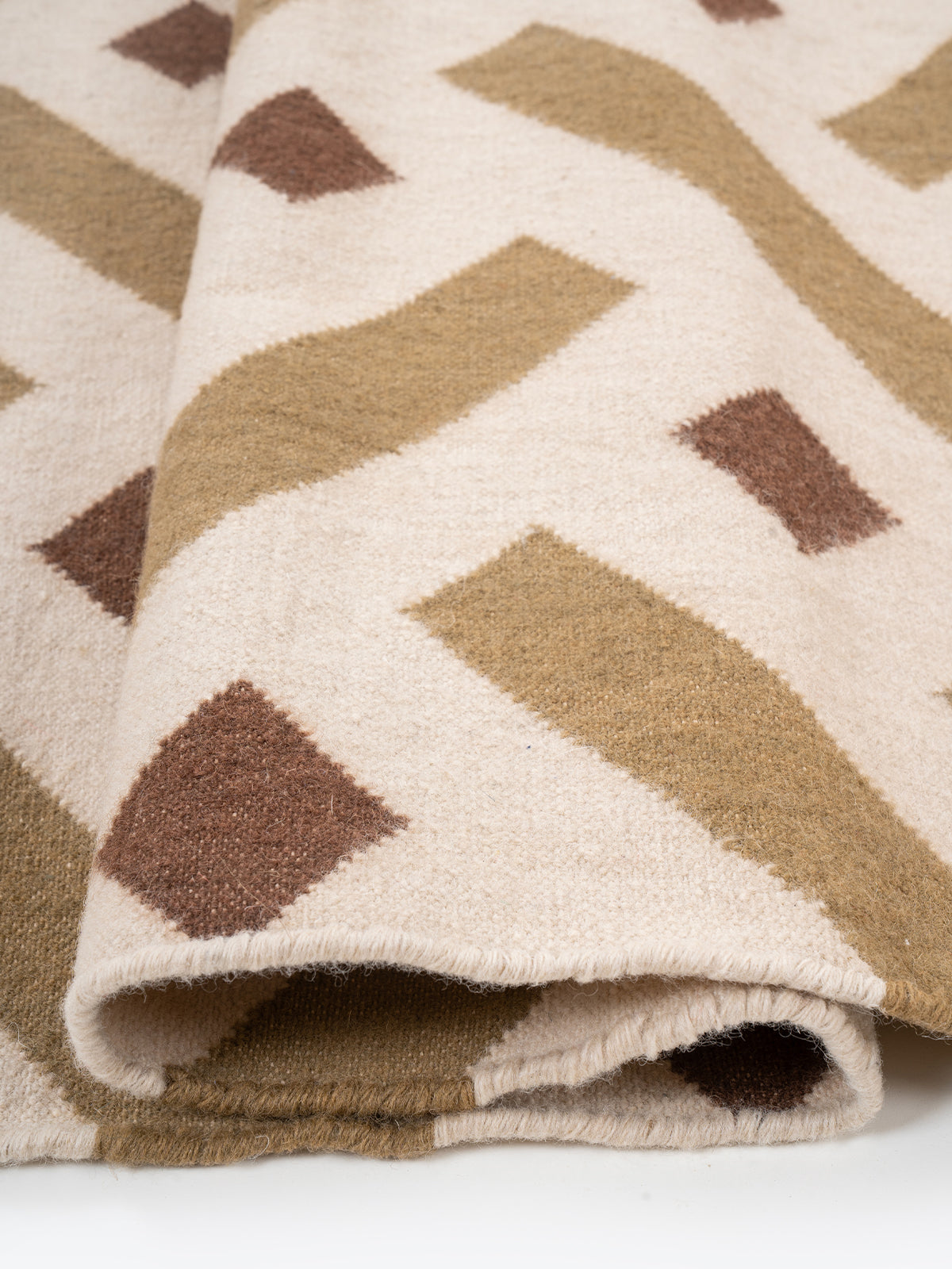 Woven Heritage Wool Rug - additional product view showing the wool rug
