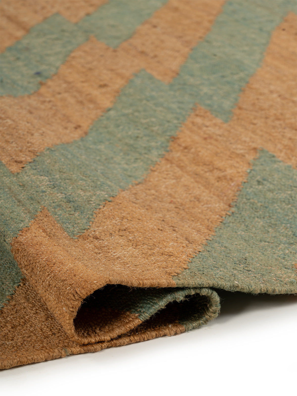 Zigzag Dune Jute Rug - additional product view showing the jute rug