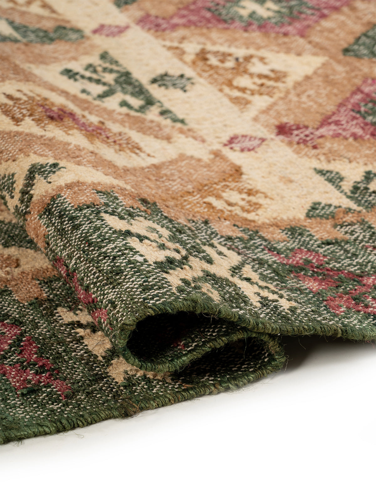 Zulu Zigzag Jute Rug - additional product view showing the jute rug