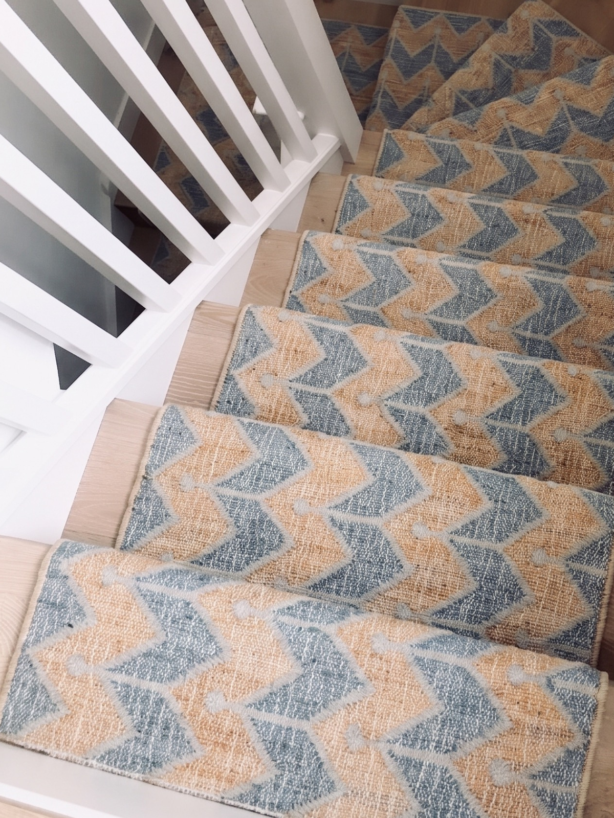 How to Transform Your Staircase with a Patterned Stair Runner
