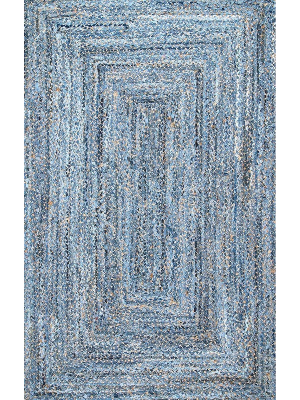 Minna braided area rug