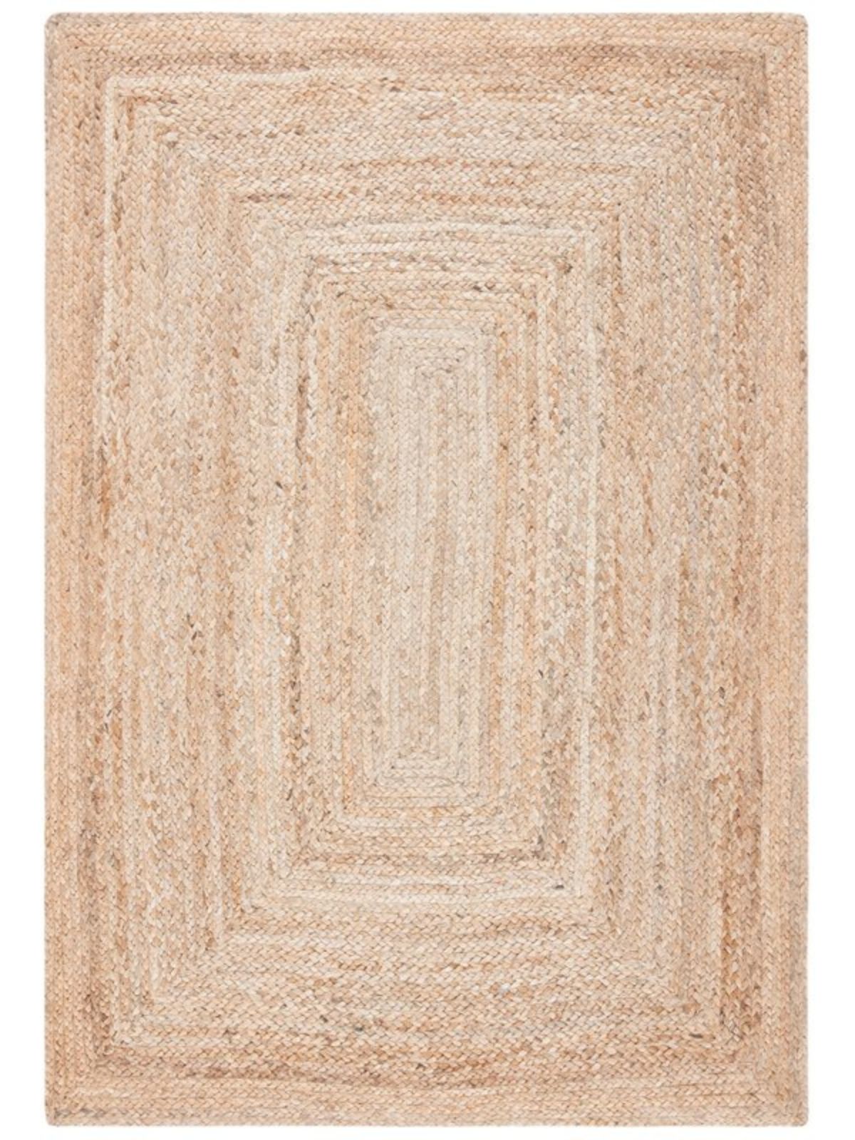 Lusaka natural jute braided area rug