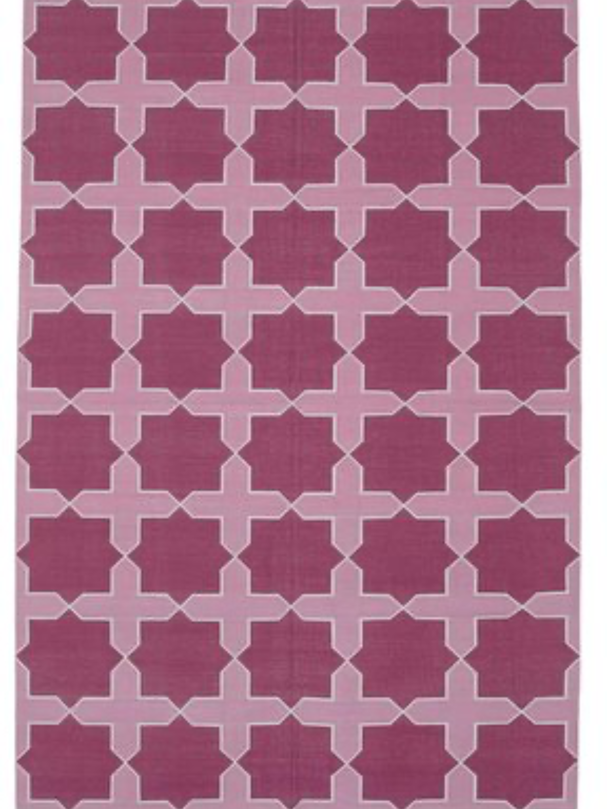 Berry Mosaic Flatweave Rug