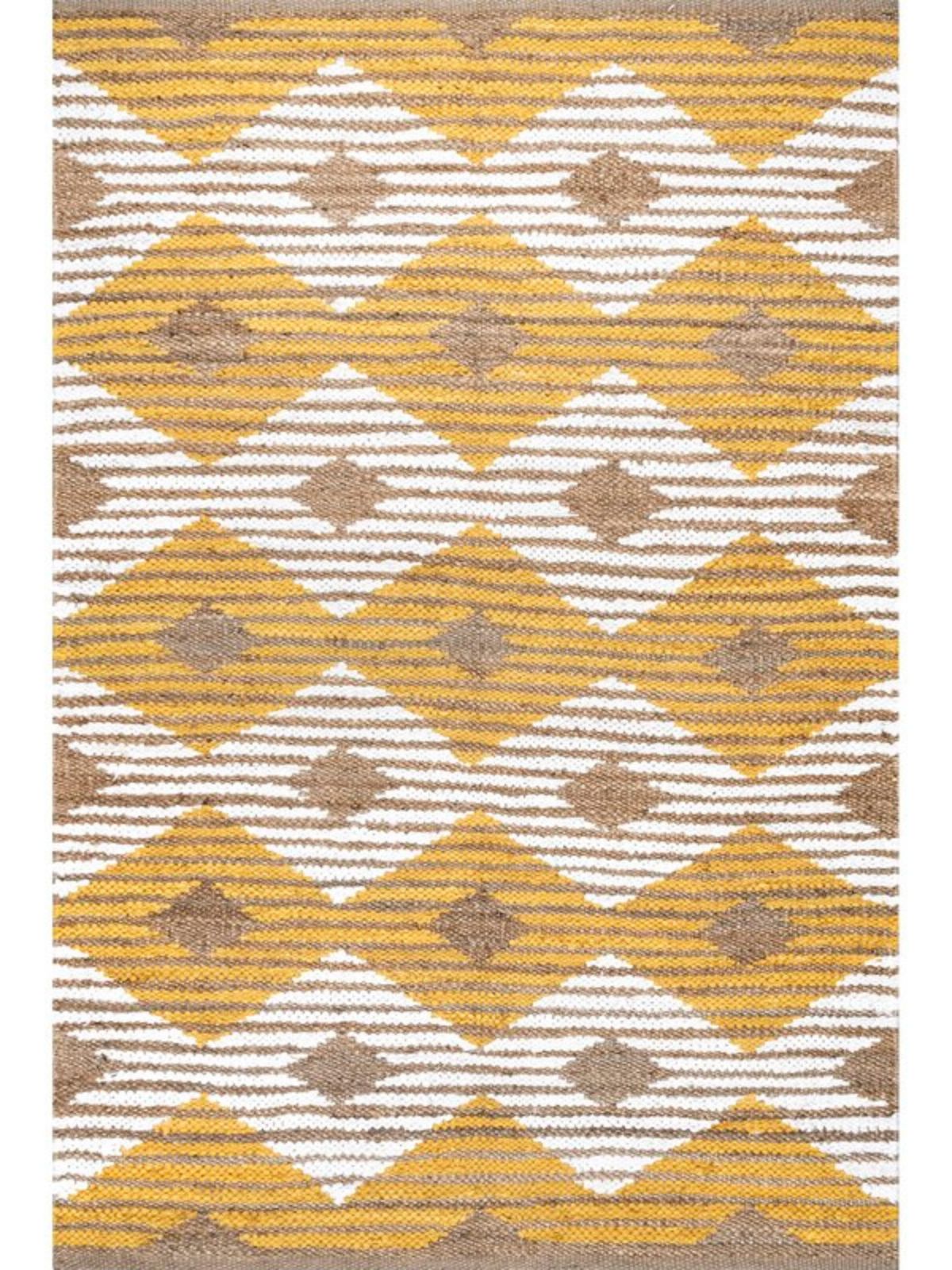 Nairobi striped braided rug