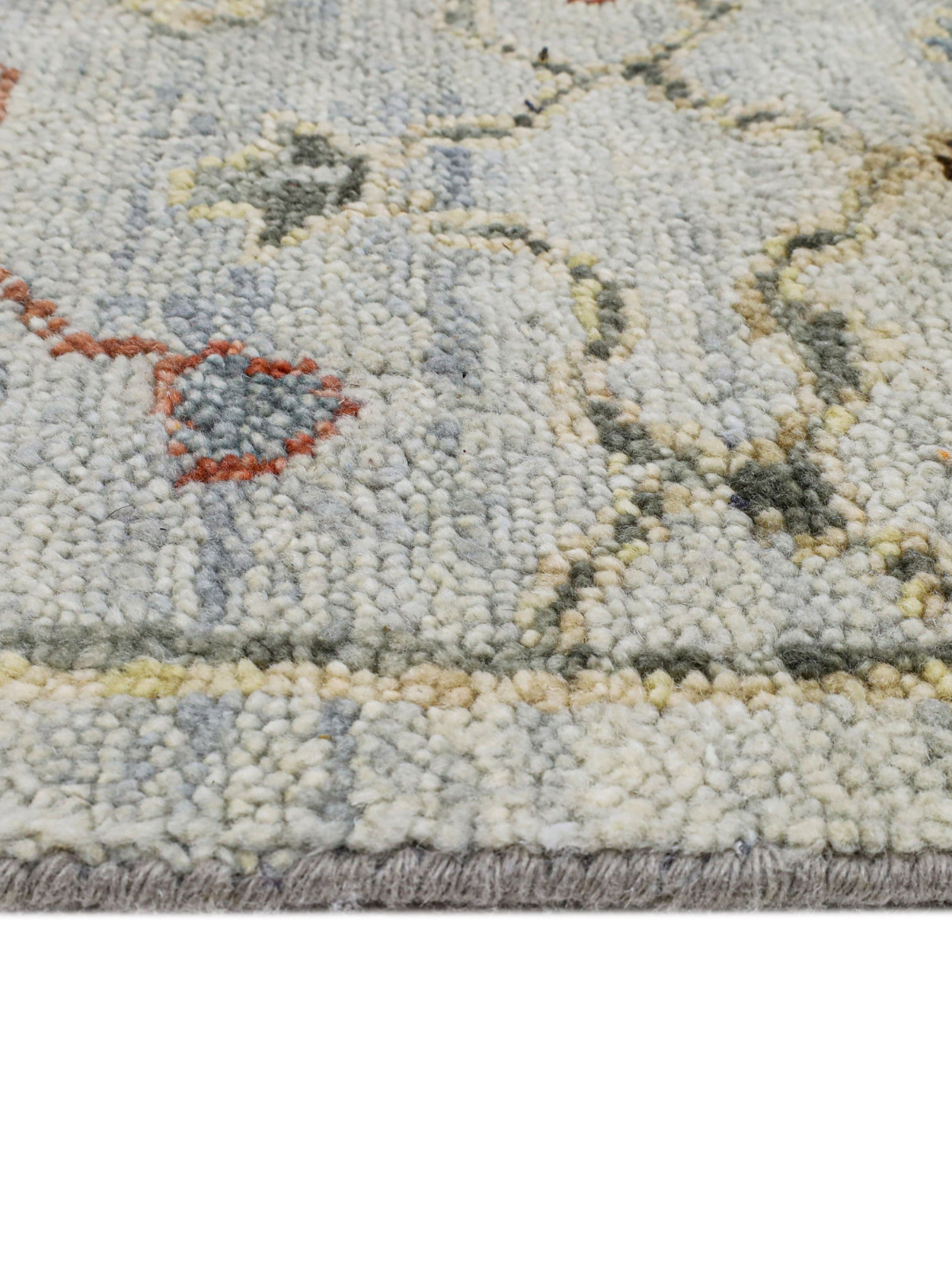 The Royal Floral – Ice Blue & Rust