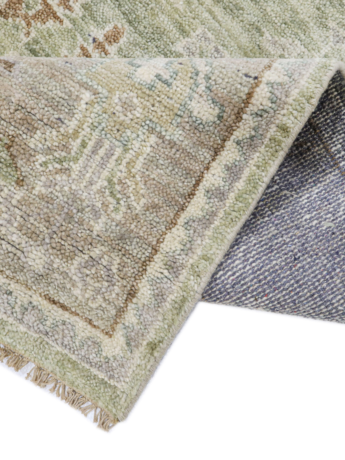 Persian Garden Wool Rug - Willow Green