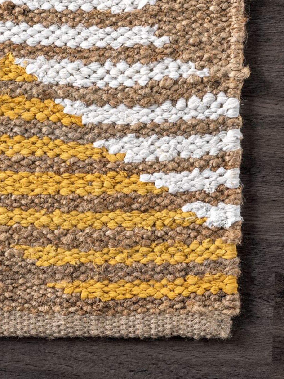 Nairobi striped braided rug