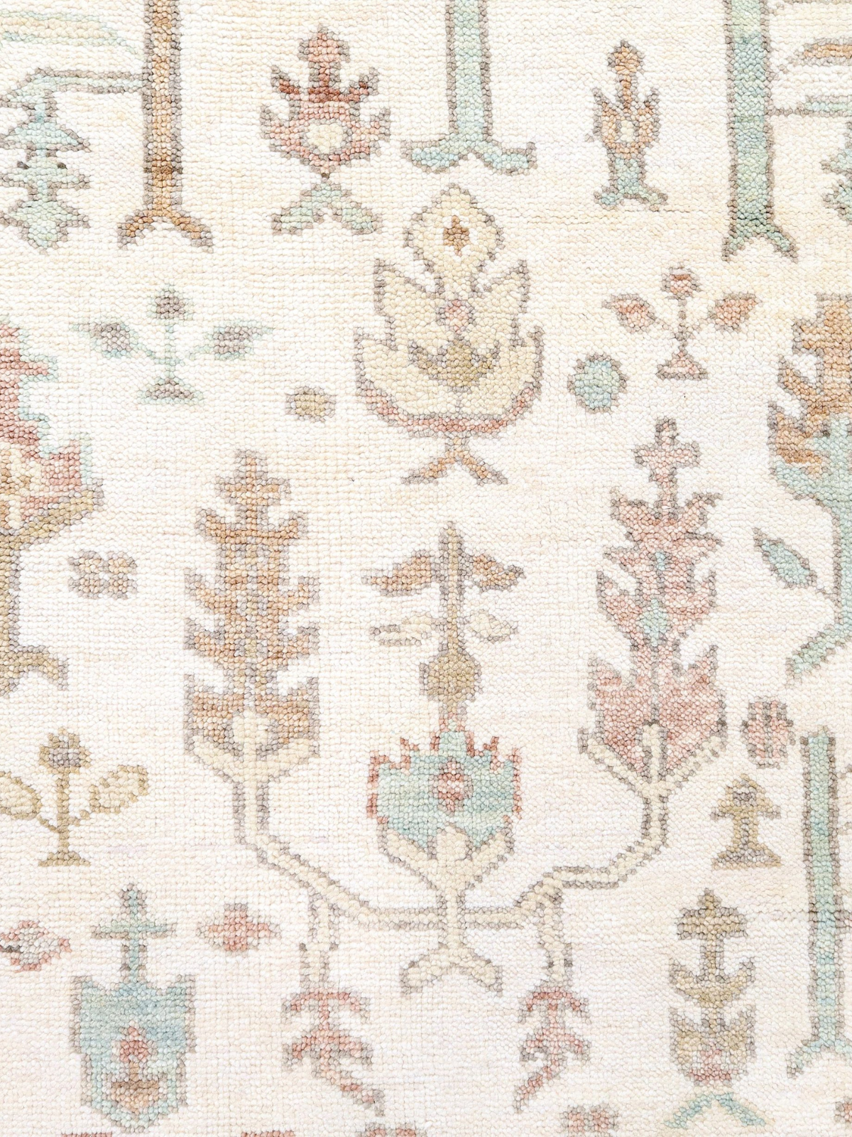 Persian Garden Wool Rug - Duck Egg & Mint