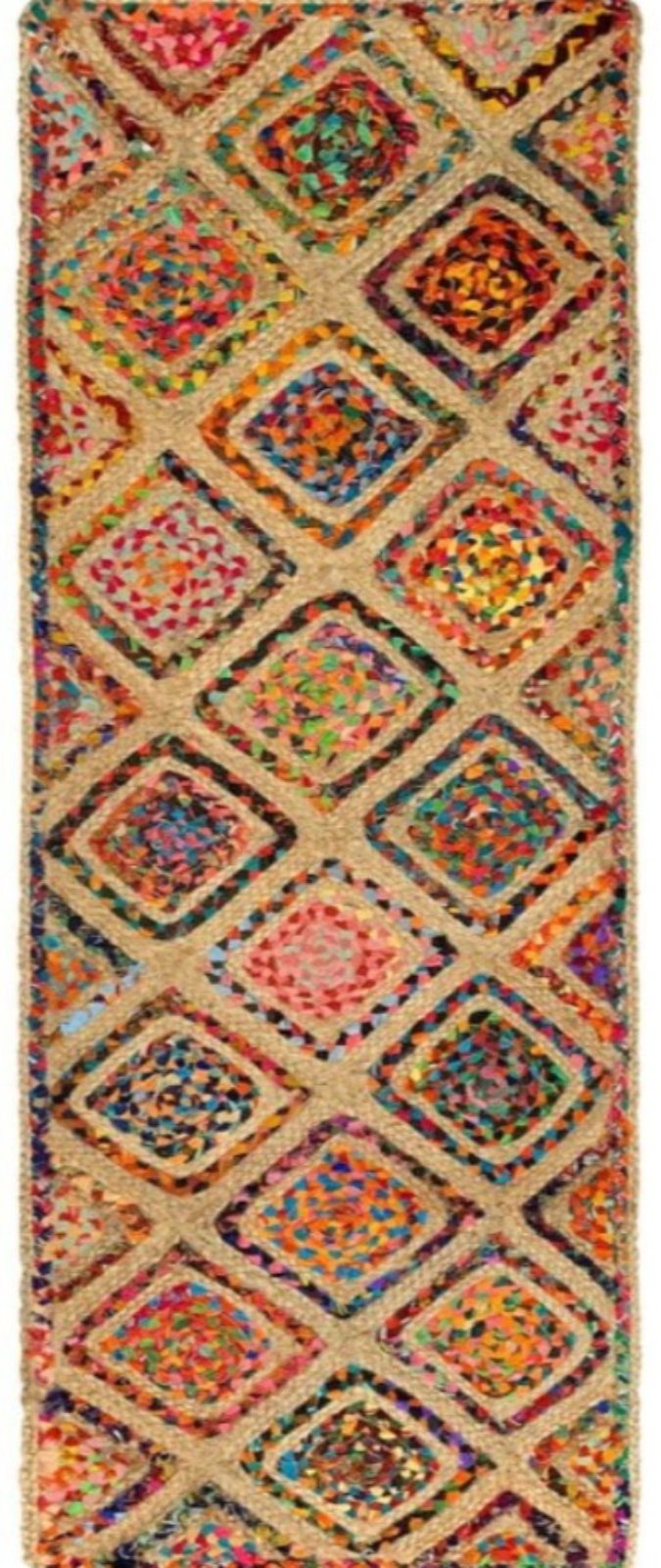 Carnot braided runner rug