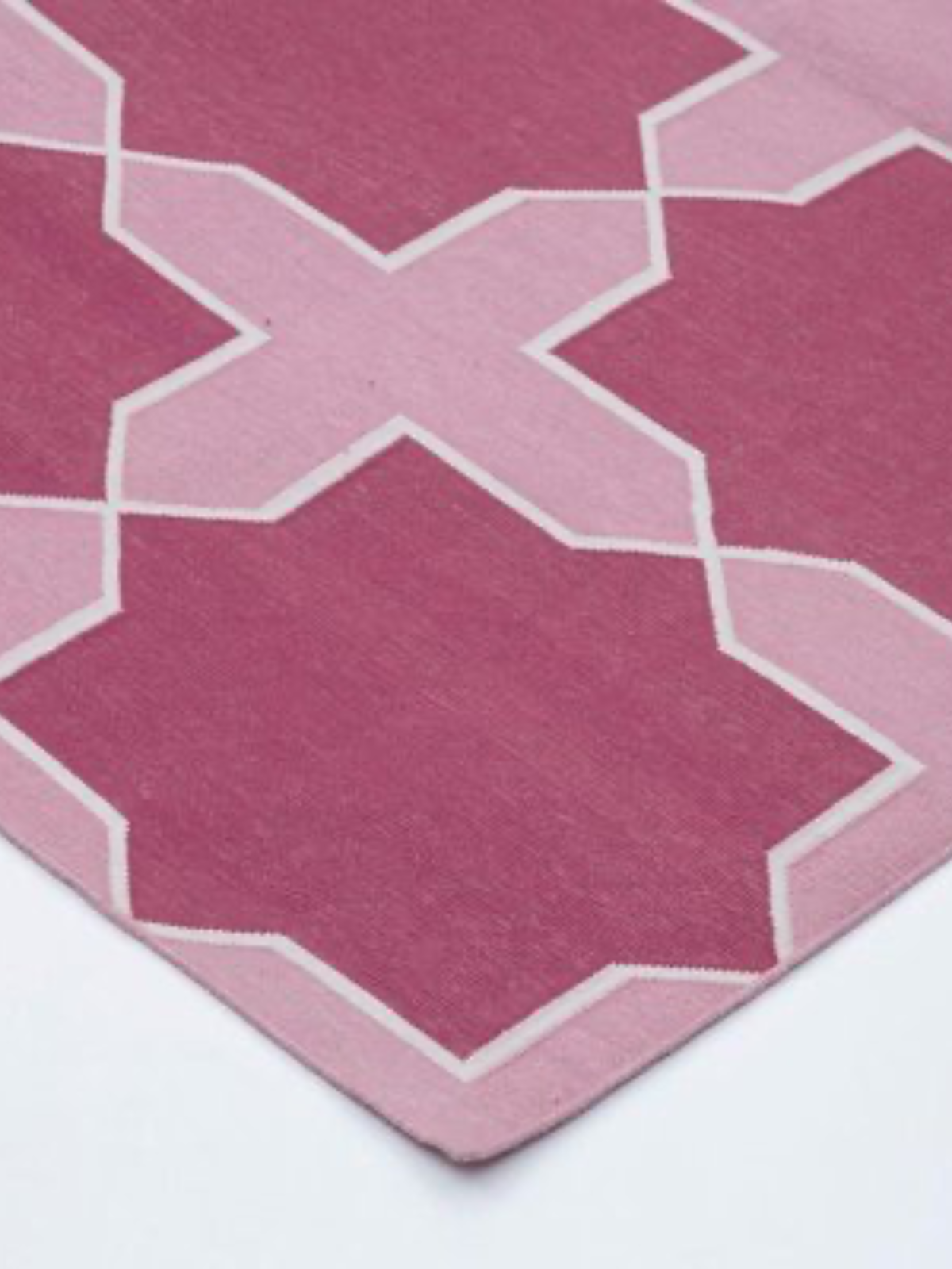 Berry Mosaic Flatweave Rug