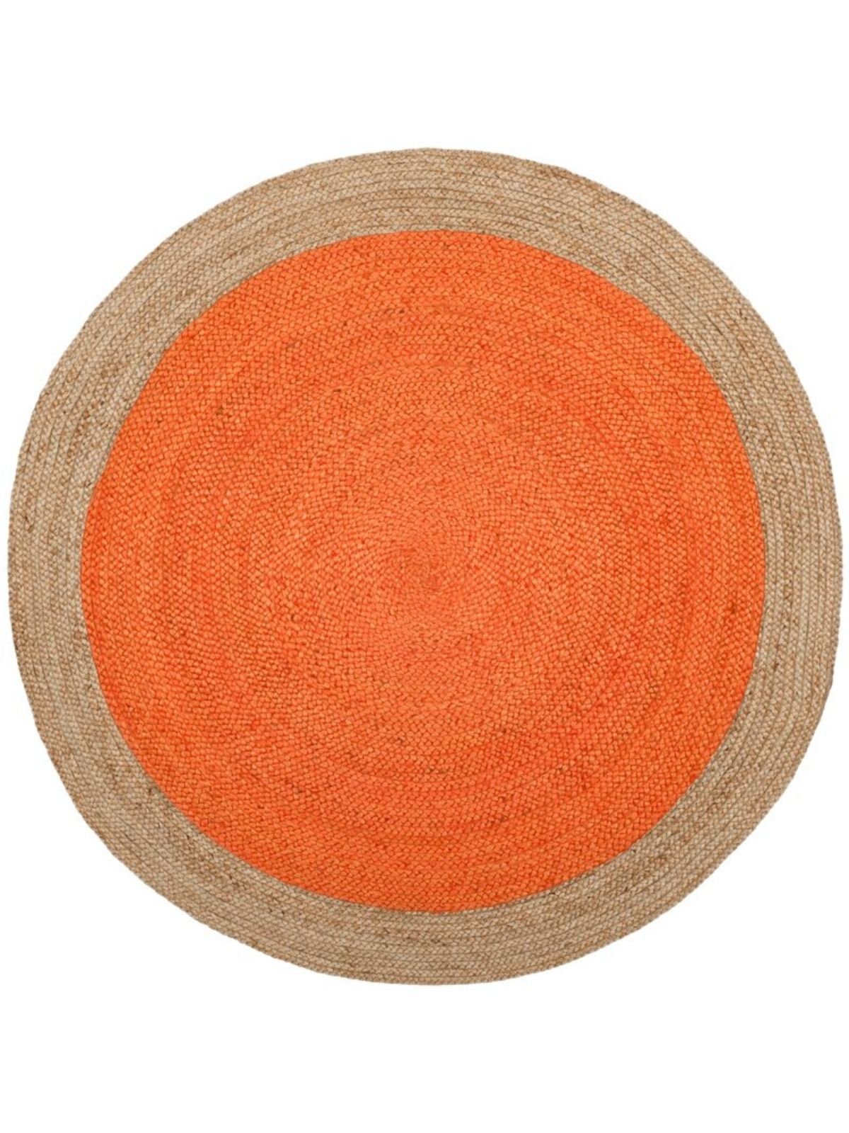 Asmara bordered round rug