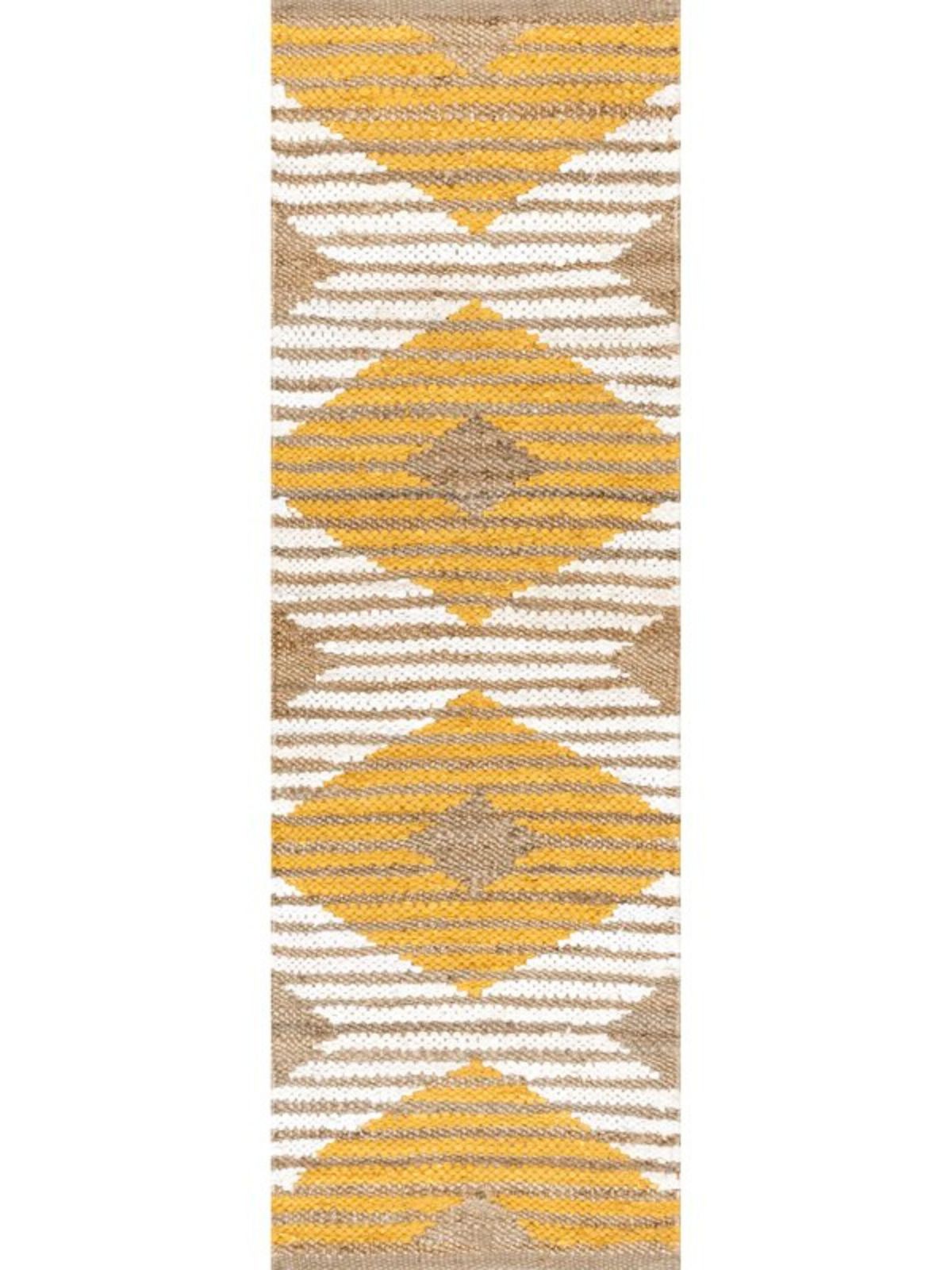 Nairobi striped braided rug