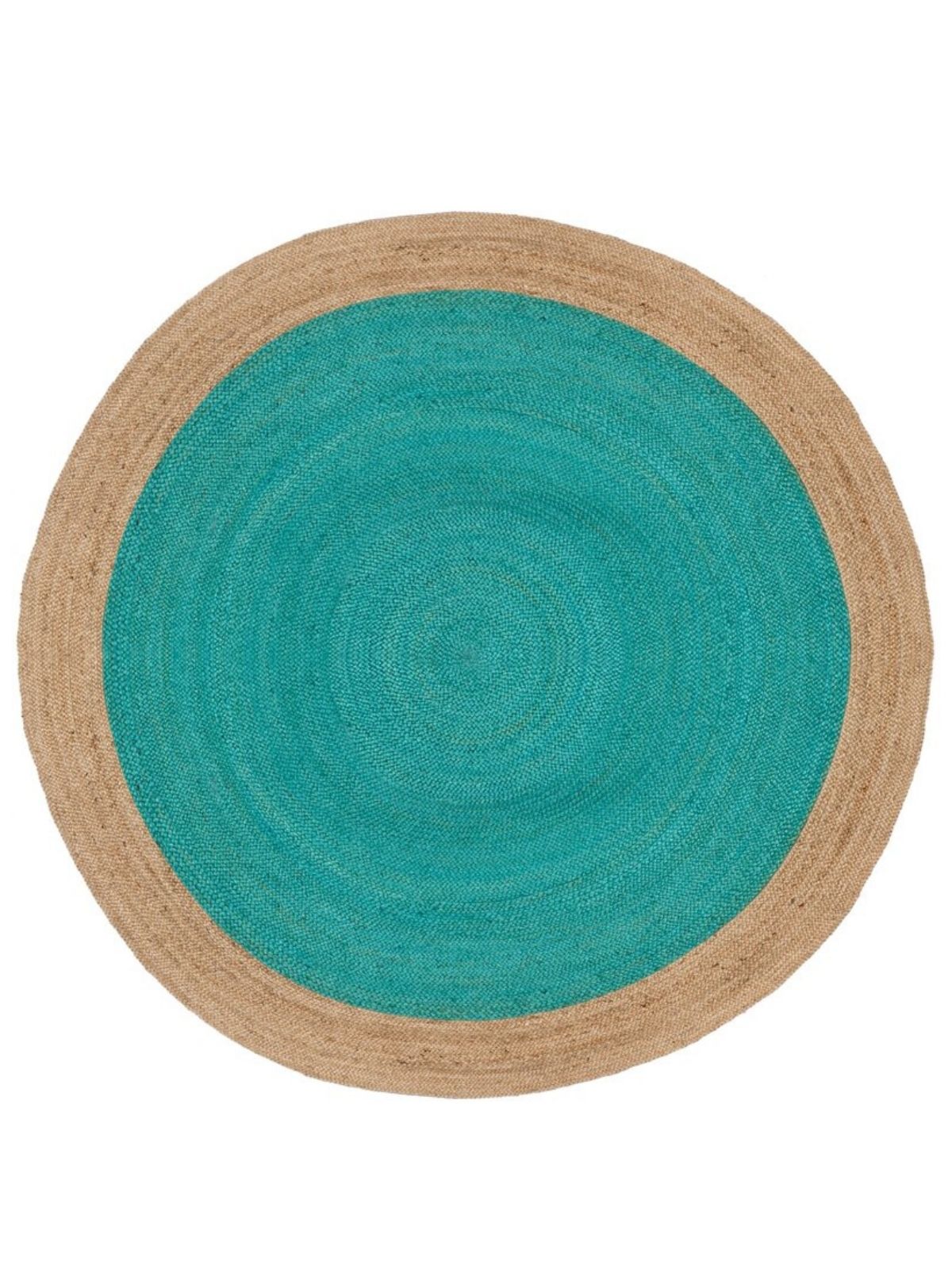 Asmara bordered round rug