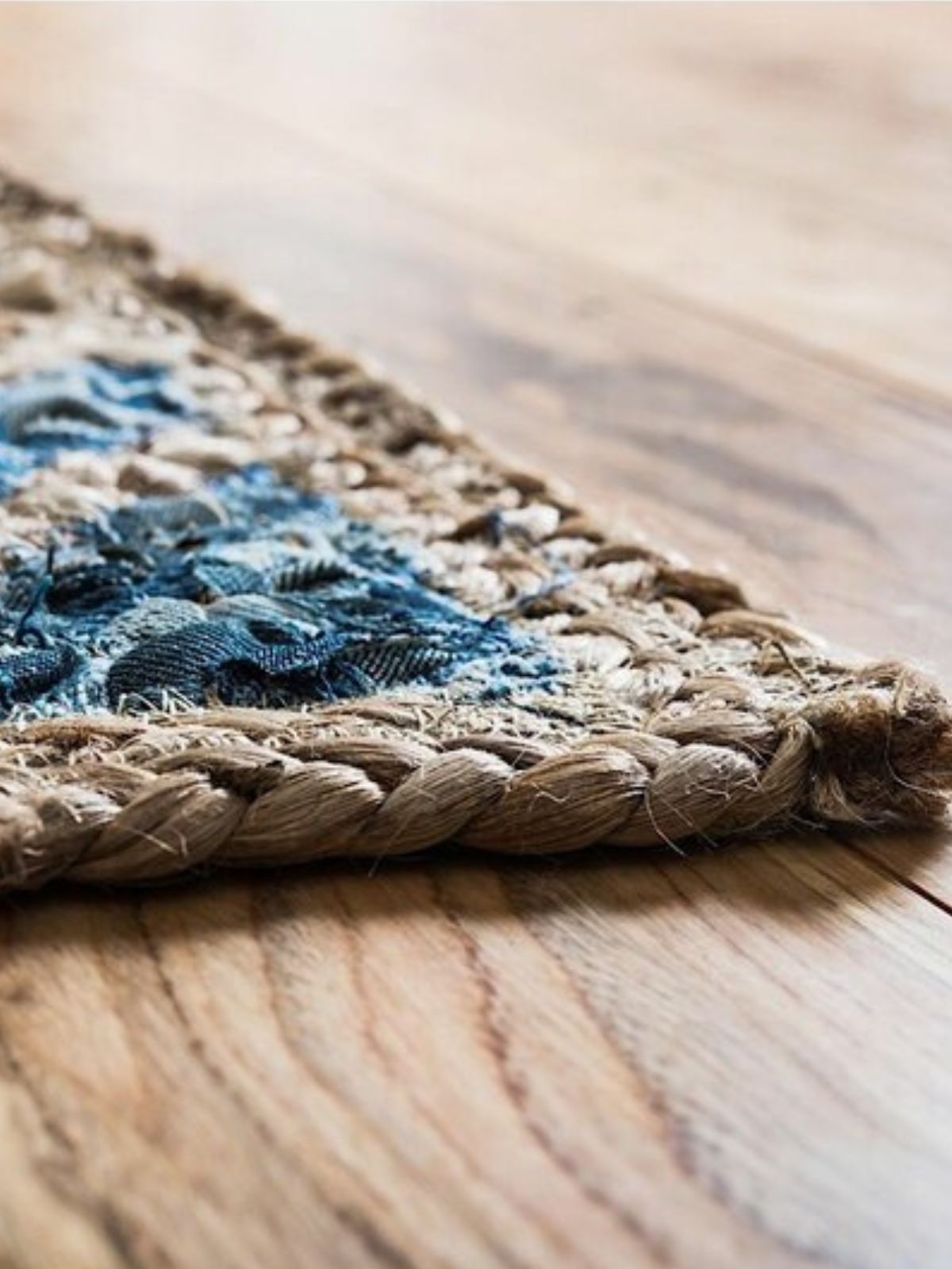 Geita upcycled braided rug