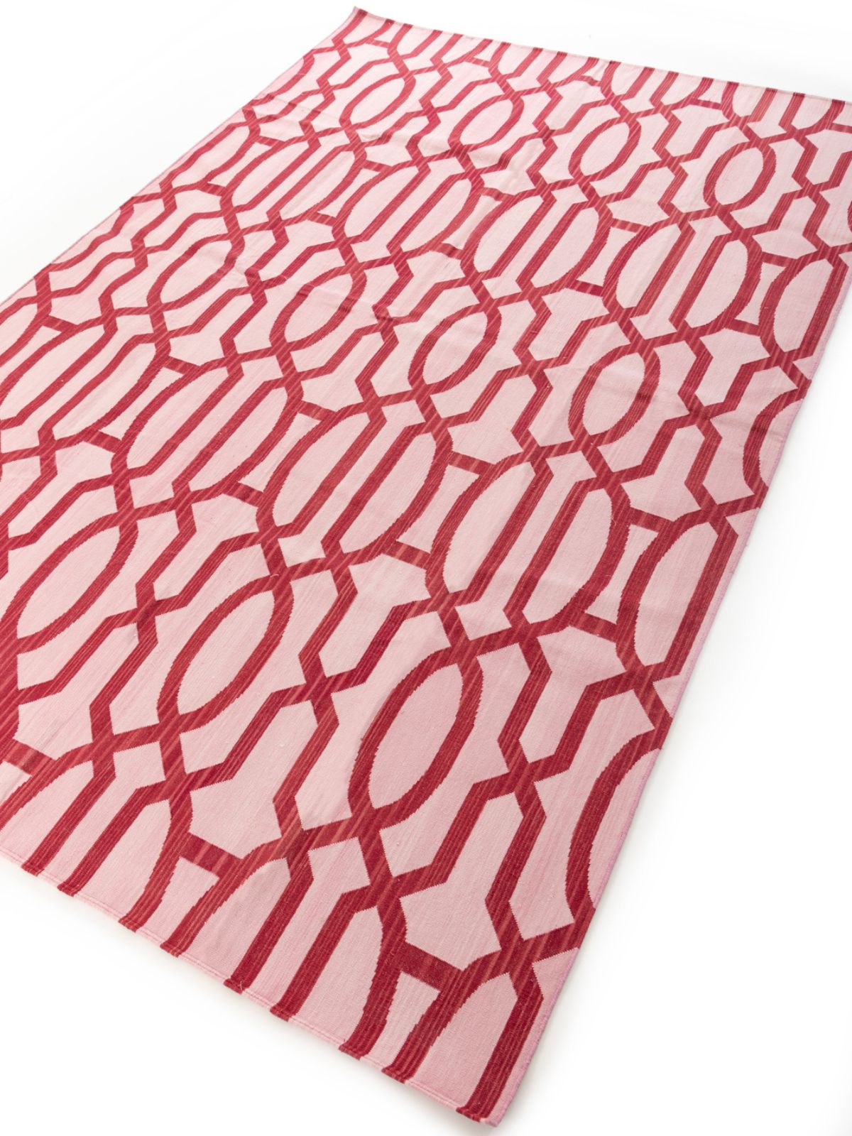 Rosy Maze Crimson Rug