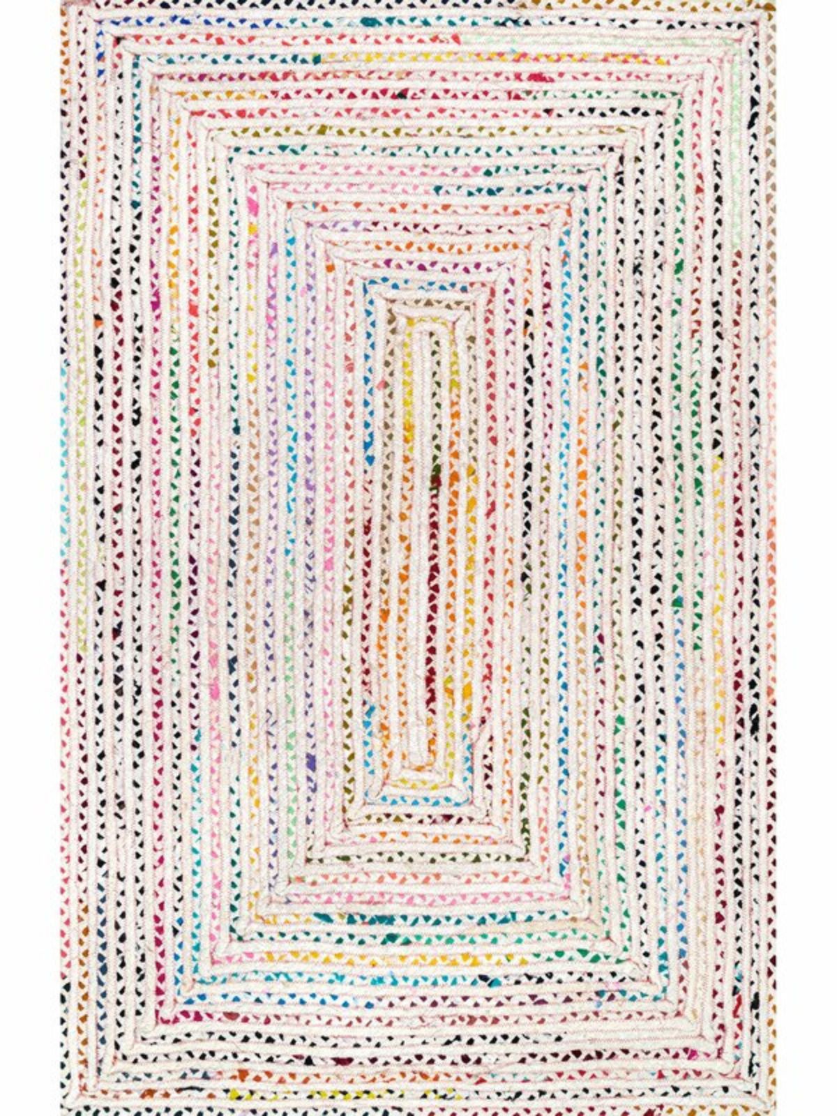 Cairo cotton jute braided area rug_1