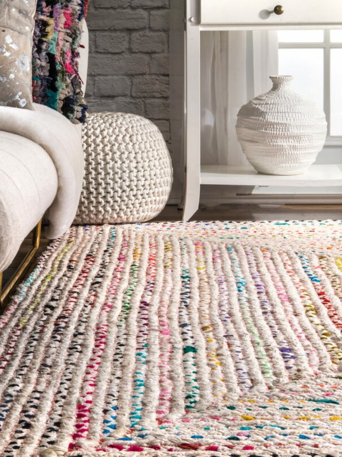 Cairo cotton jute braided area rug_2
