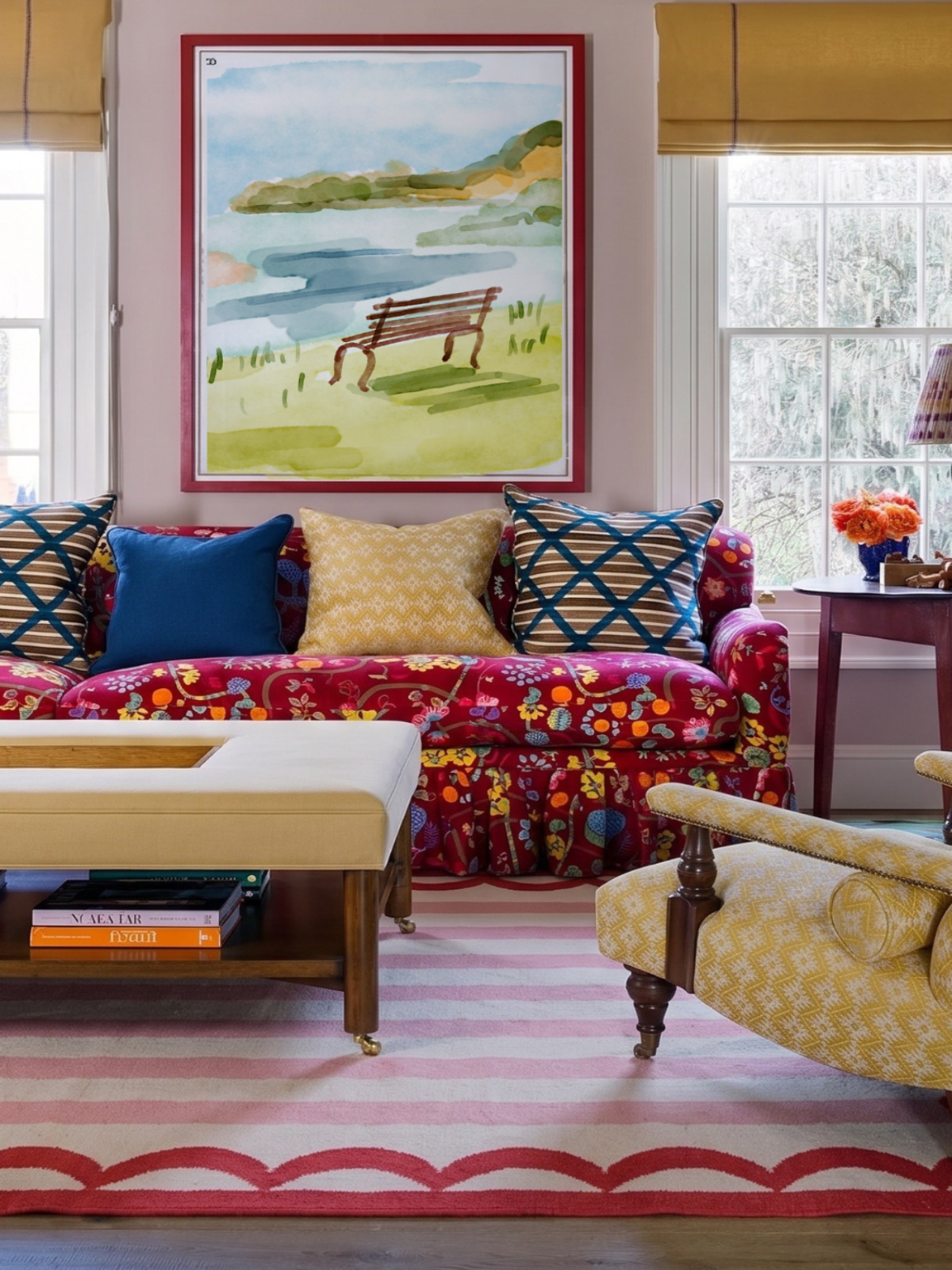Carousel Stripe Wool Rug
