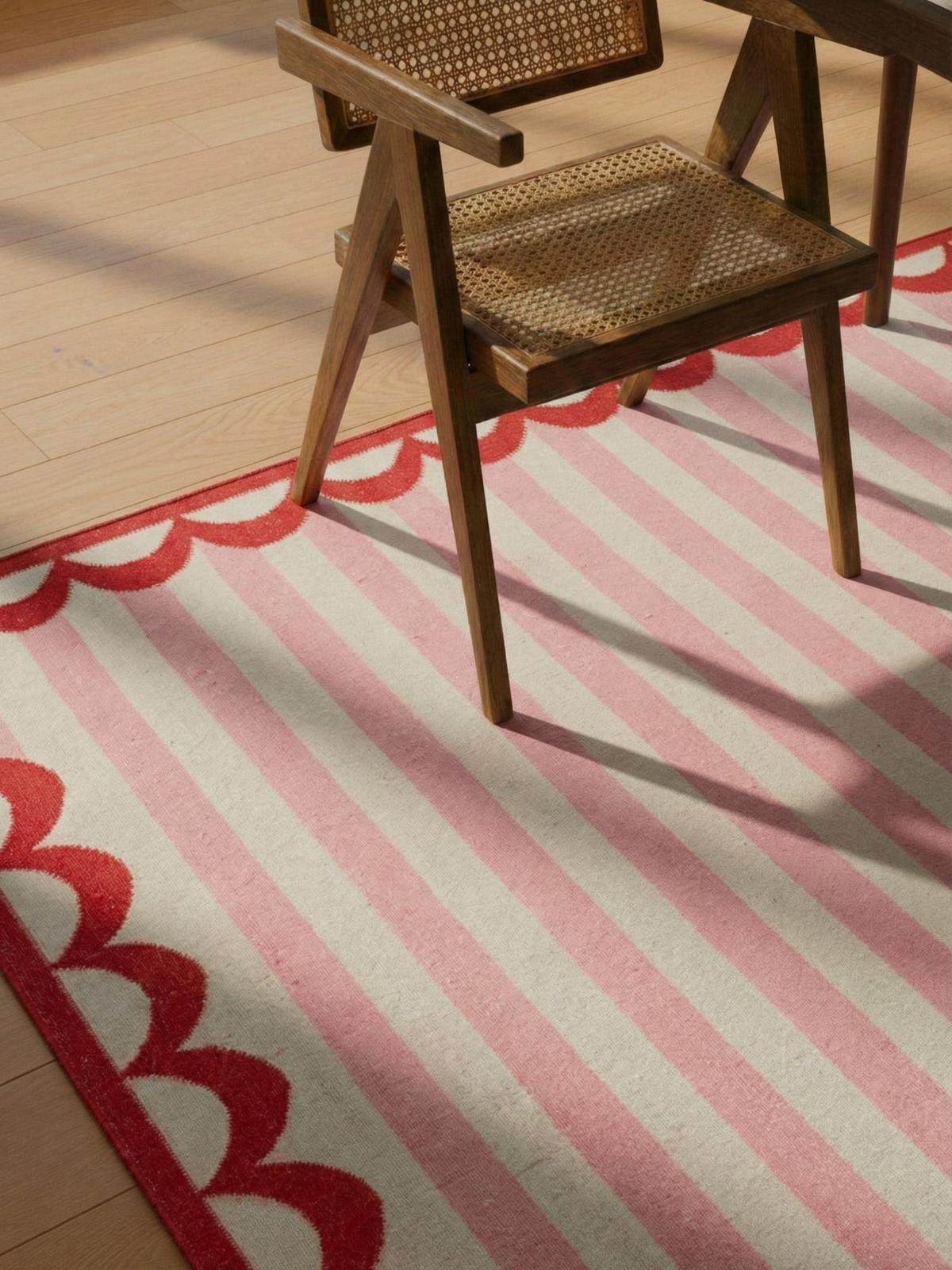 Carousel Stripe Wool Rug