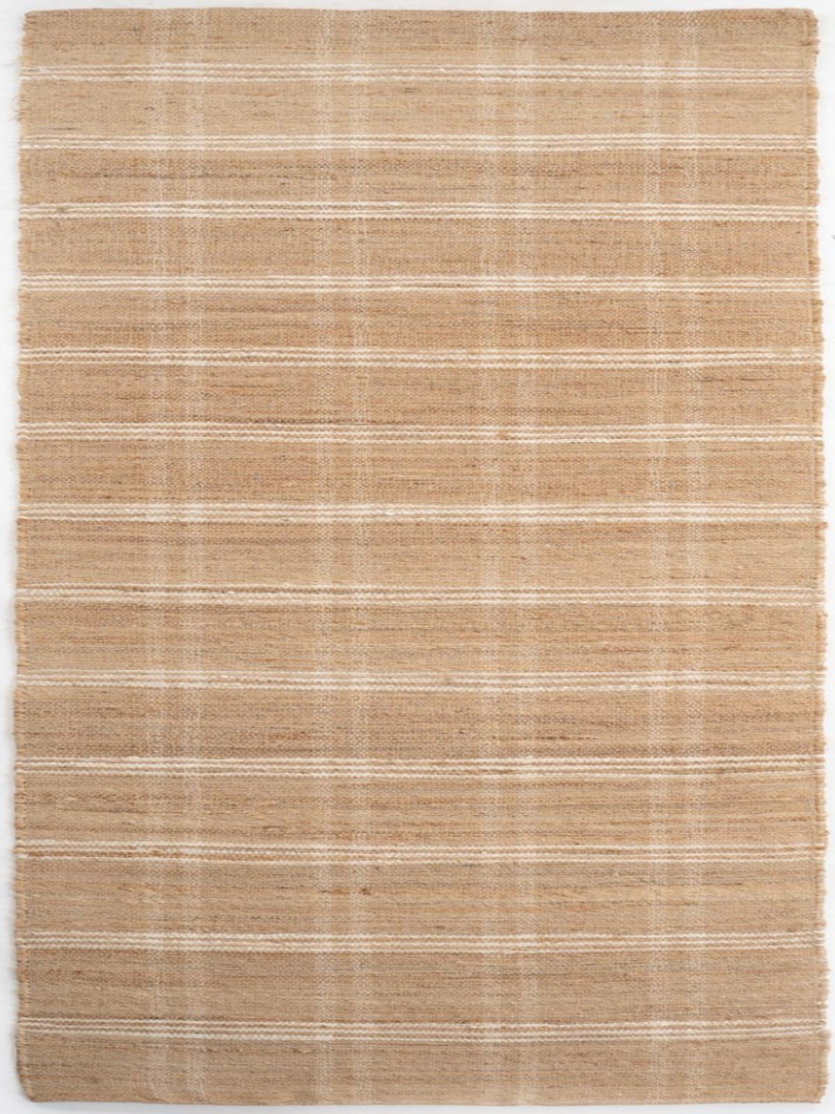 Benin striped Hemp area rug