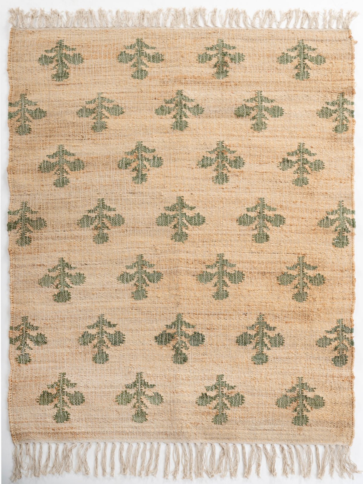 Sage Mughal Blossom Rug