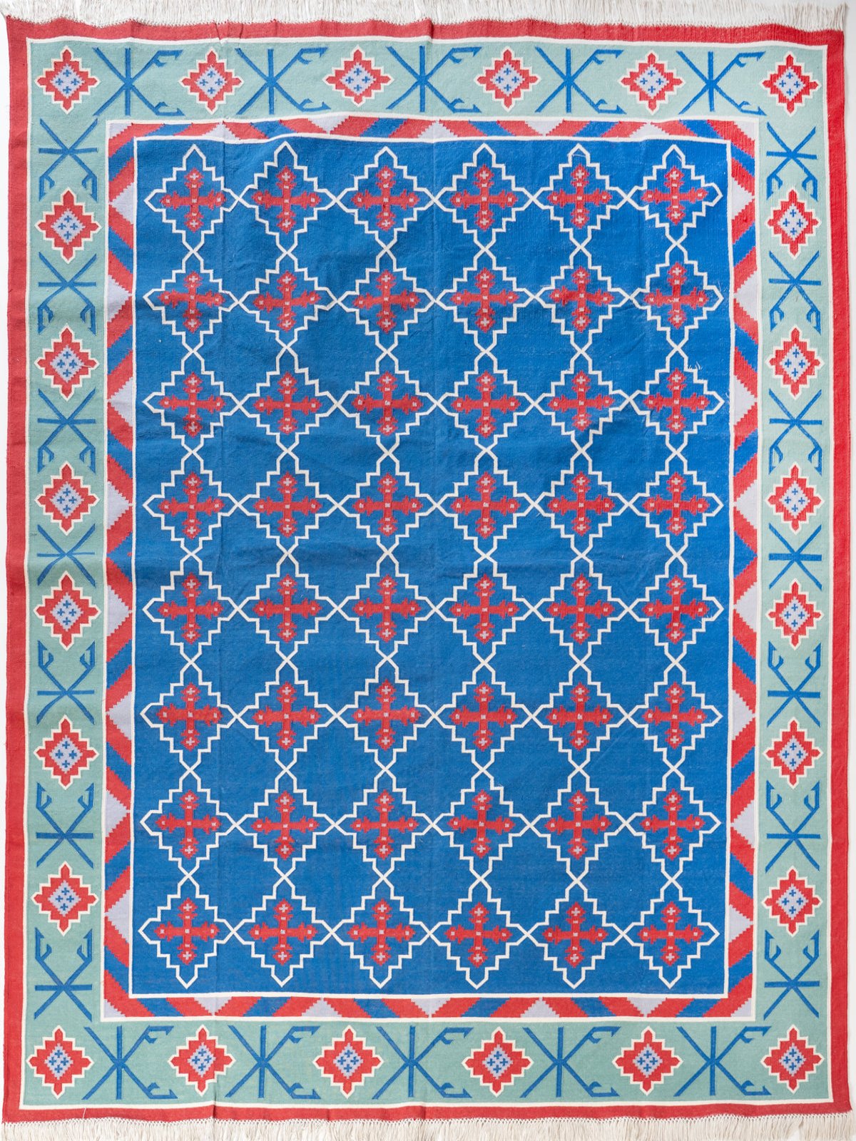 Marwar Sapphire Vintage Dhurrie Rug