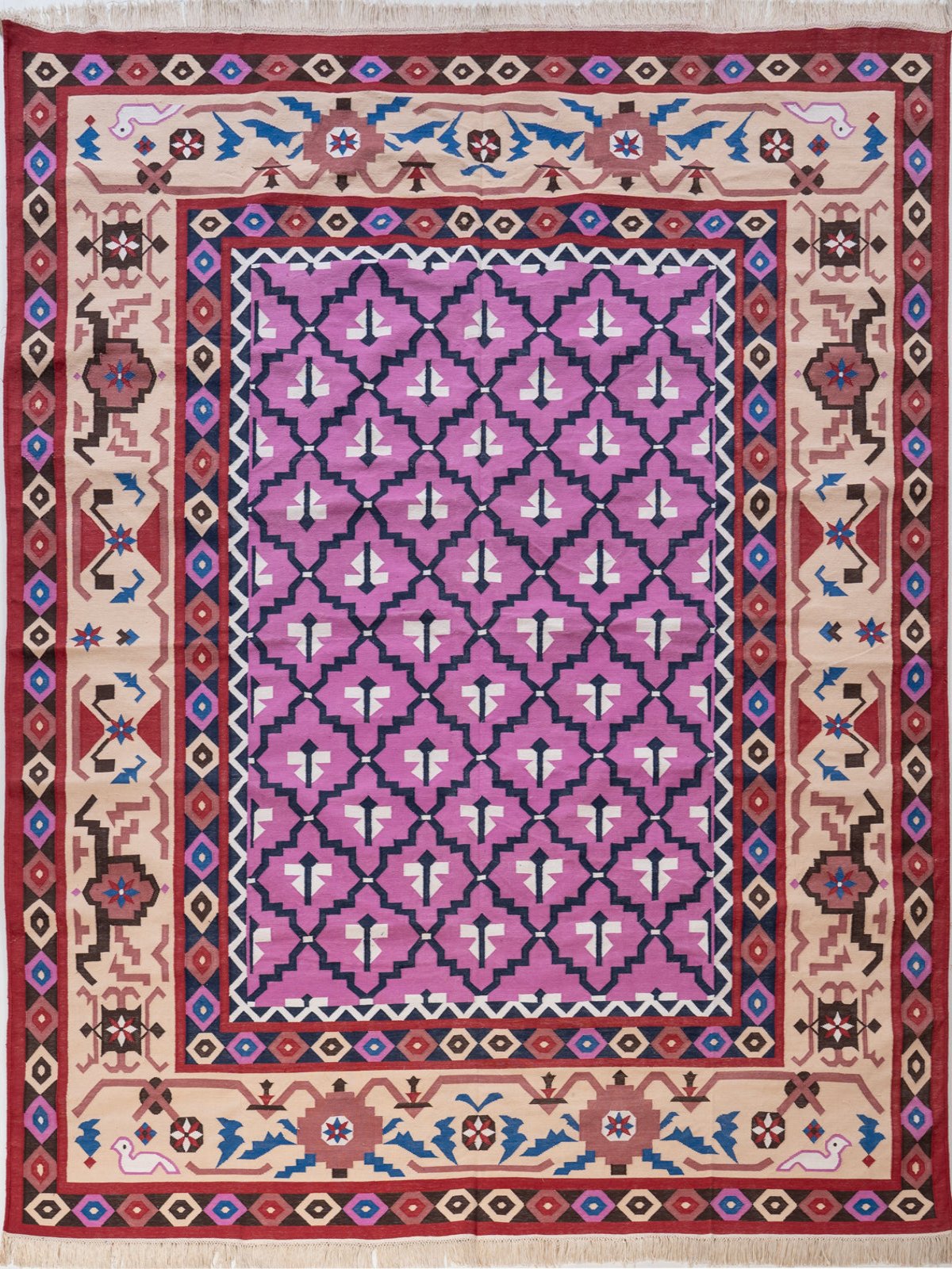 Bikaner Heritage Vintage Cotton Dhurrie Rug