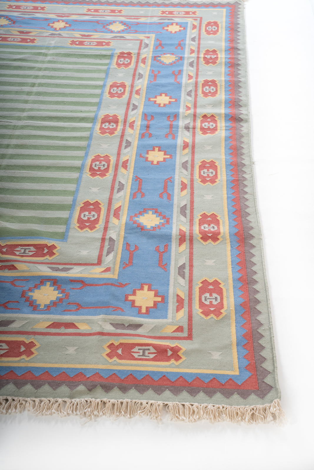 Amritsar Elegance Vintage Dhurrie Rug