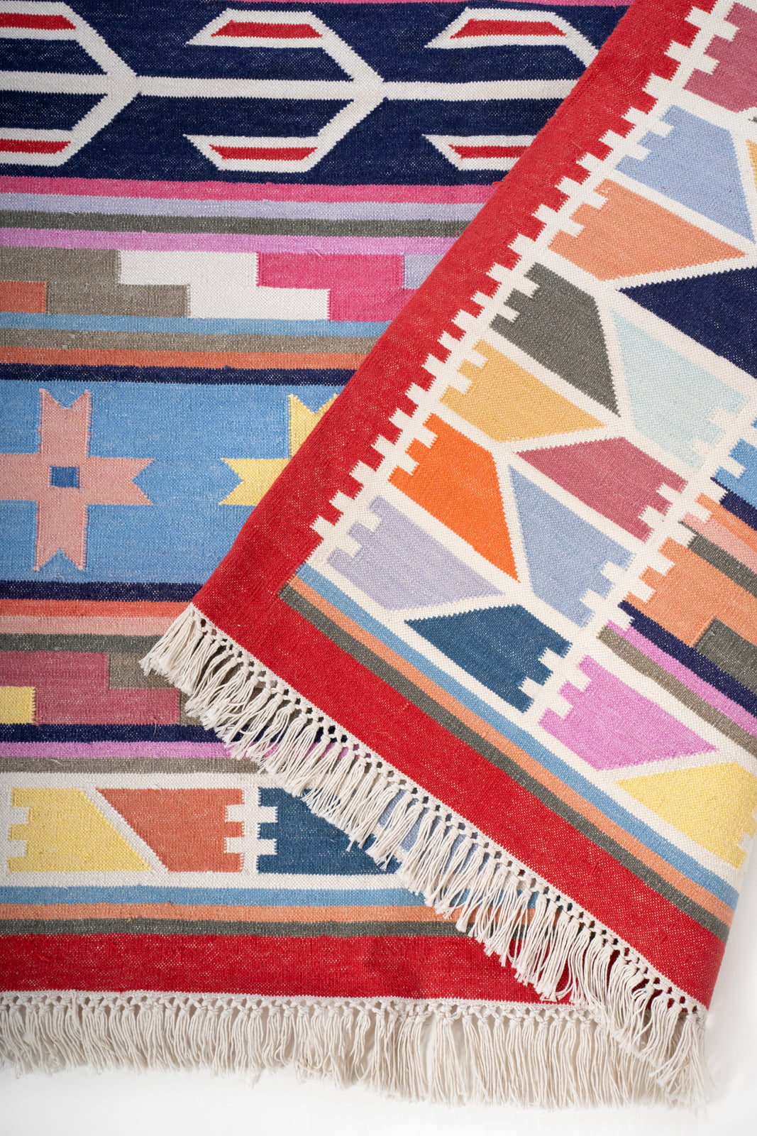 Kutch Desert Sunset Dhurrie Rug