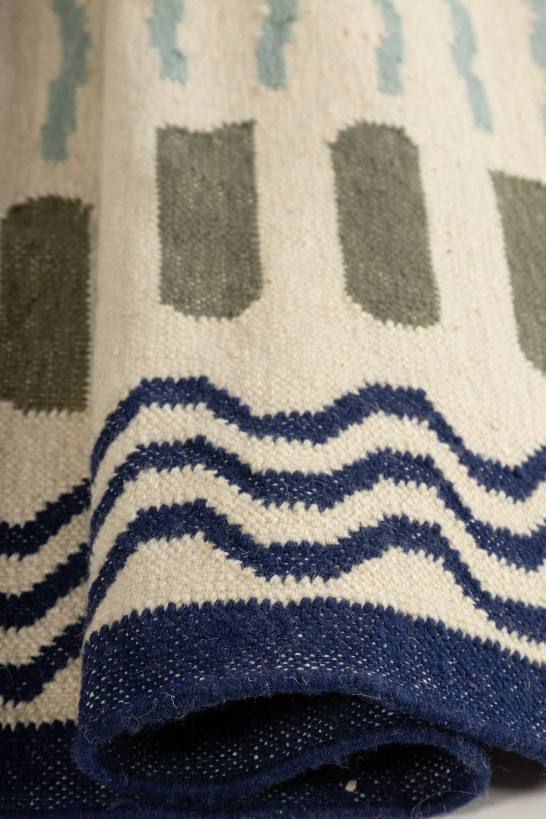 Tide and Terrain Wool Rug