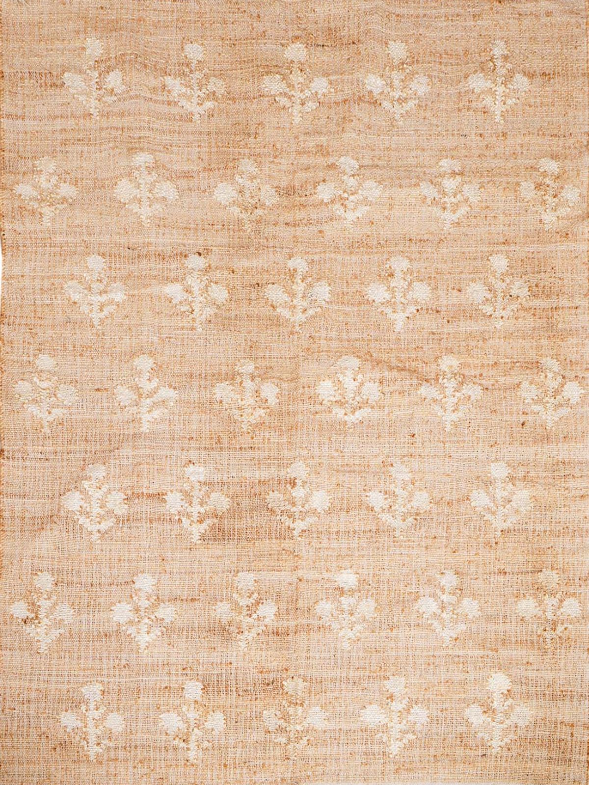 Ivory Blossom Jute Rug