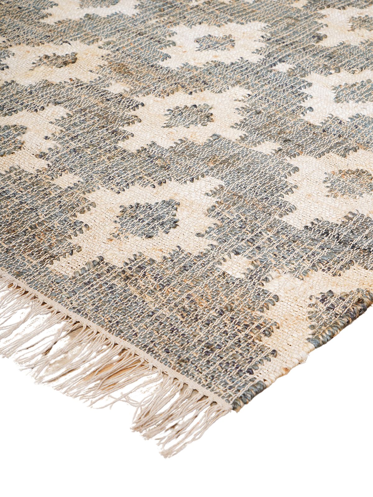 Monochrome Kilim Jute Rug