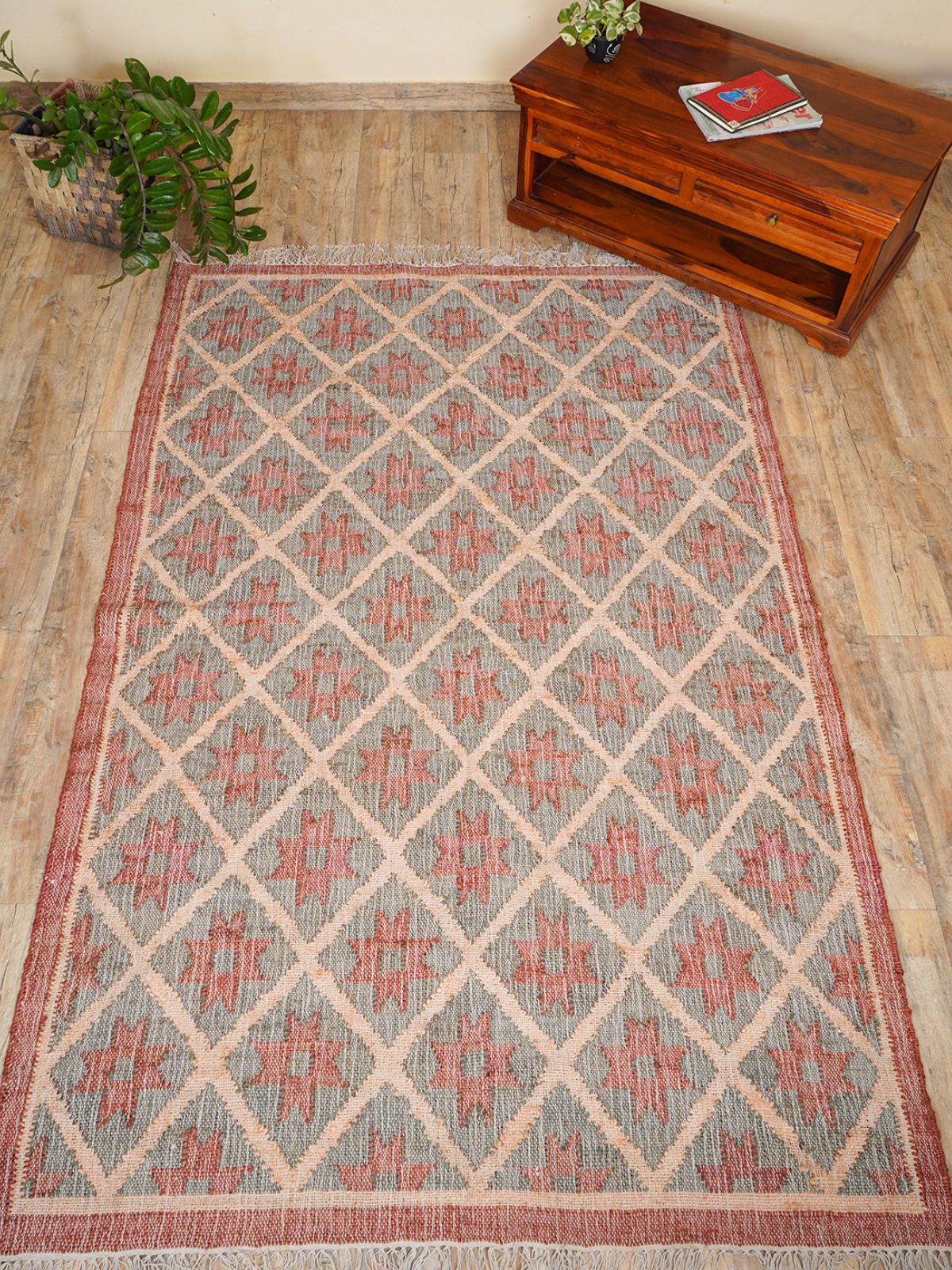 Jute Kilim Ruby Rug