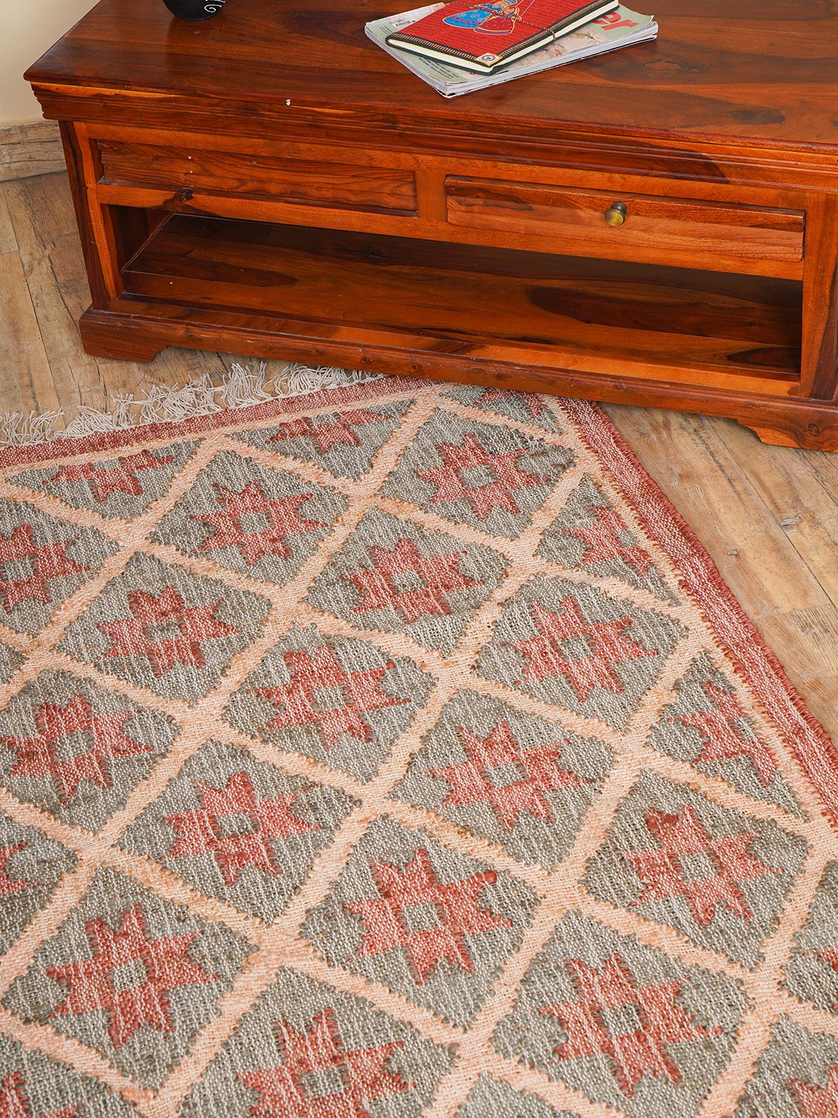 Jute Kilim Ruby Rug