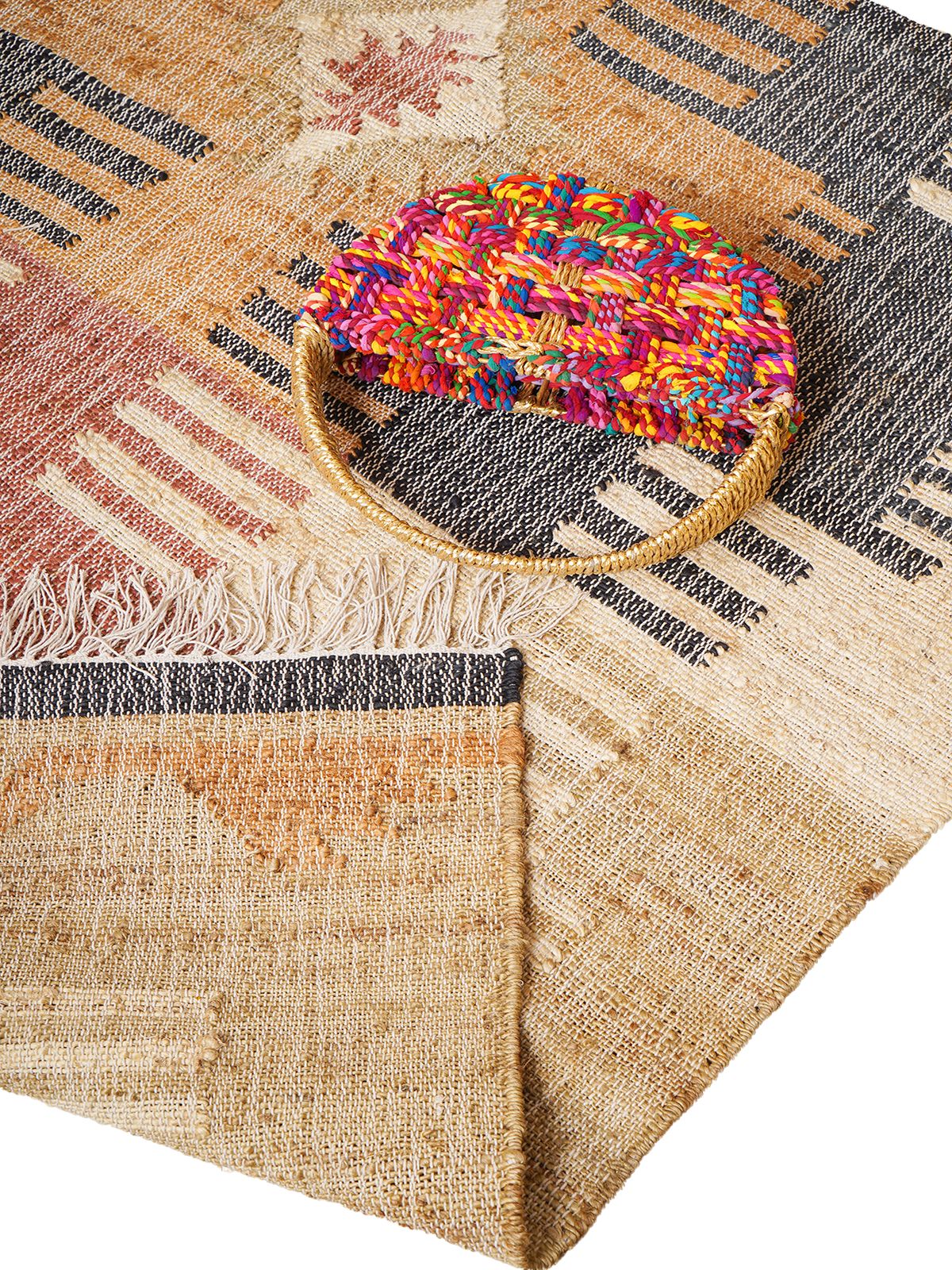 Ancient Trails Jute Kilim Rug