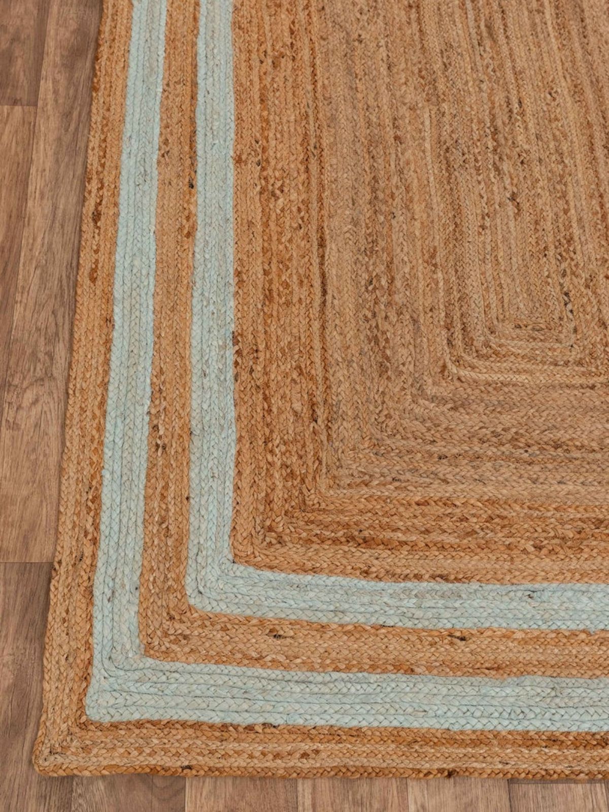 Niamey double border jute braided area rug-Mint_2