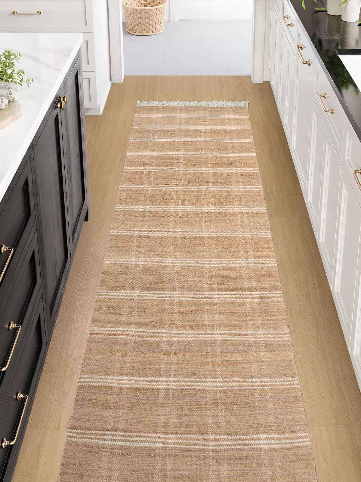 Benin Striped Hemp Runner