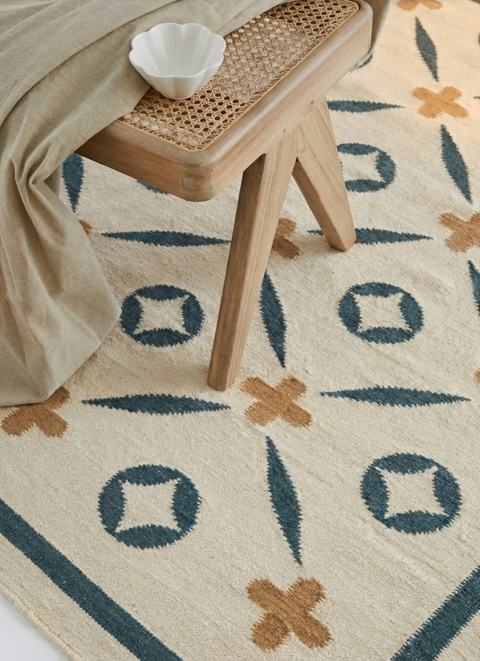 Terrana Wool Rug-Beige