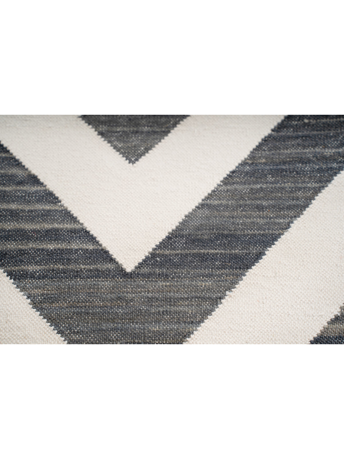 Geometric Diamonds Flatweave Cotton Rug