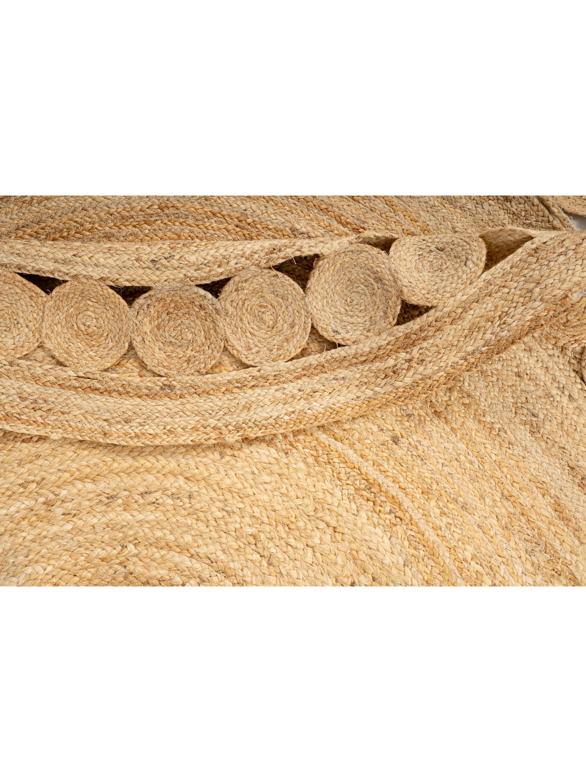 Tunis round jute rug