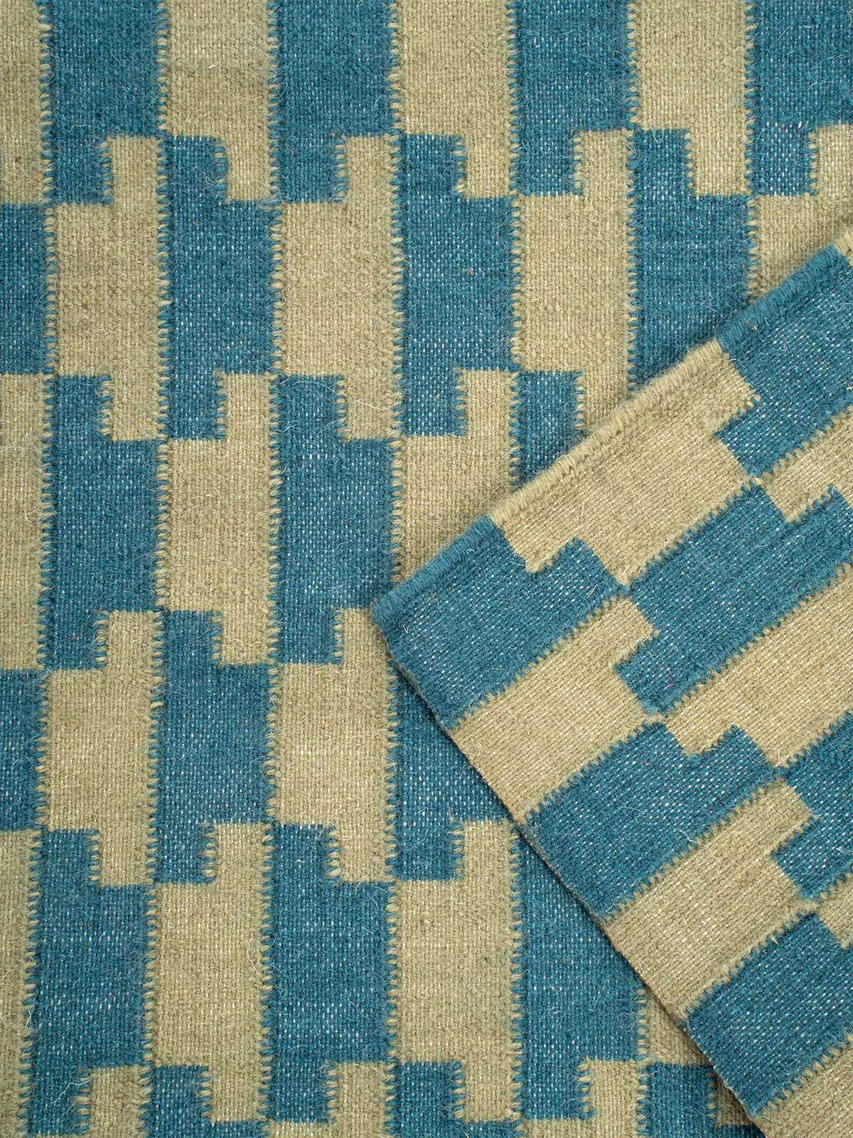 The Woven Lattice Runner - Seafoam