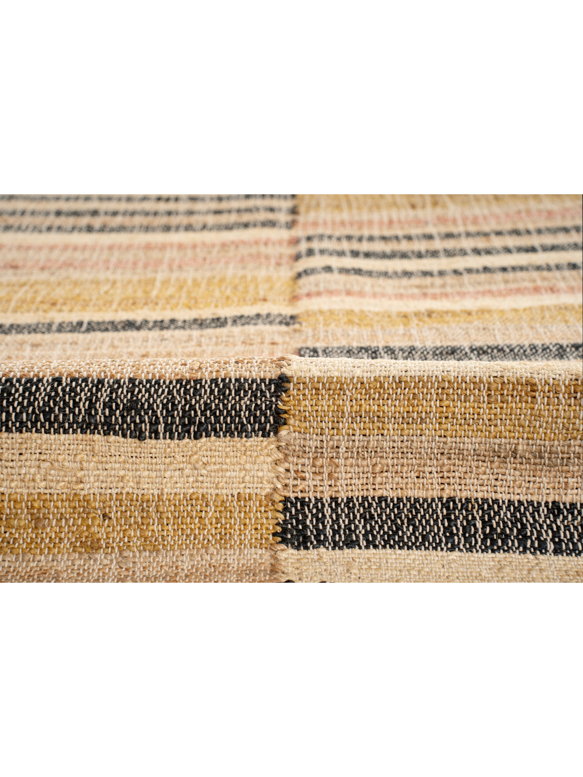 Sunset Stripes Handwoven Jute Runner