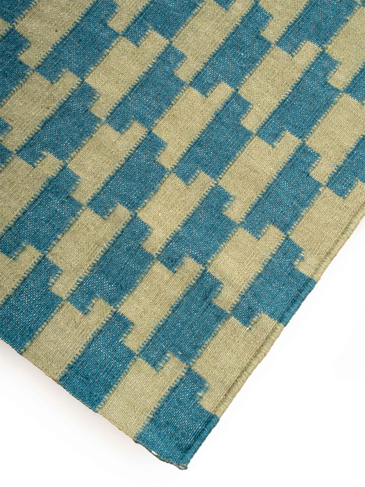 The Woven Lattice Runner - Seafoam