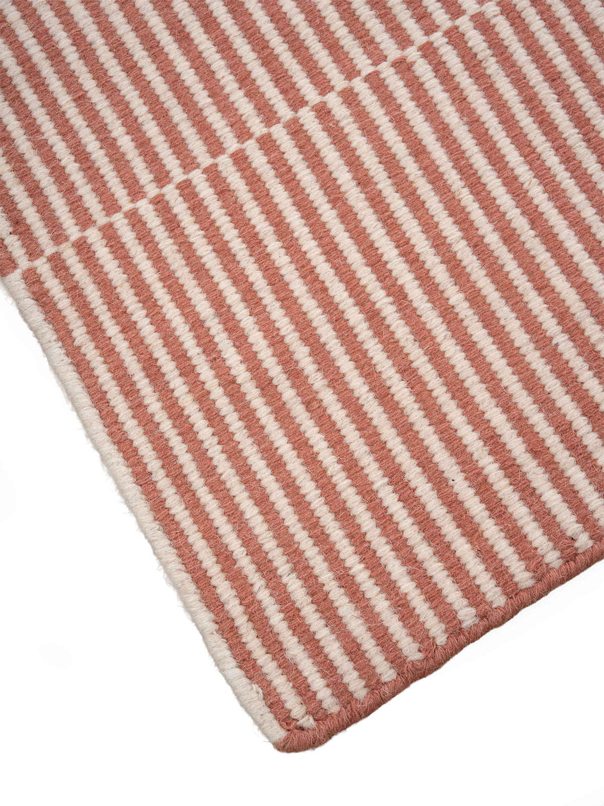 Rosewood Line Wool Rug