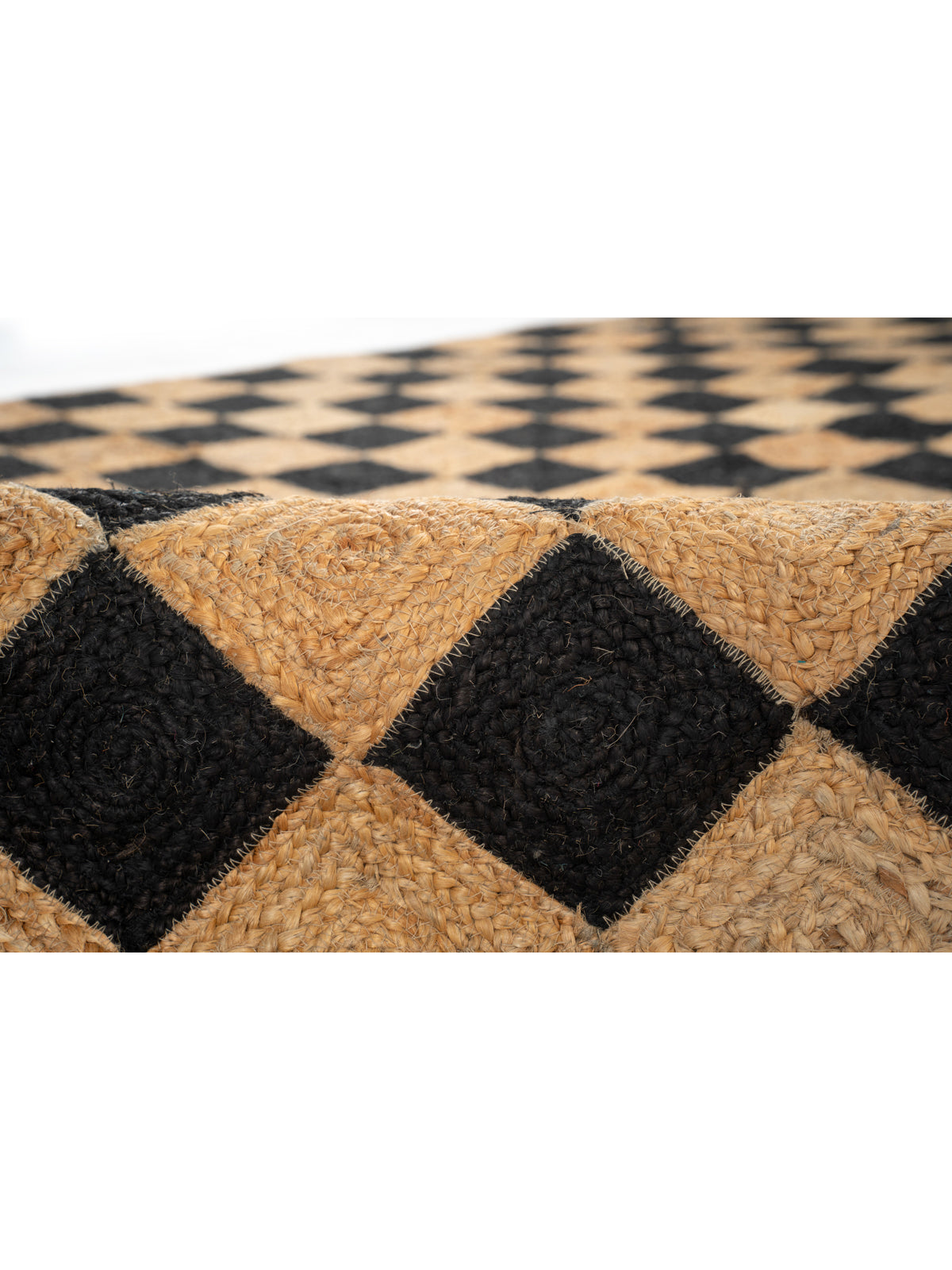 Windsor checkered Jute rug