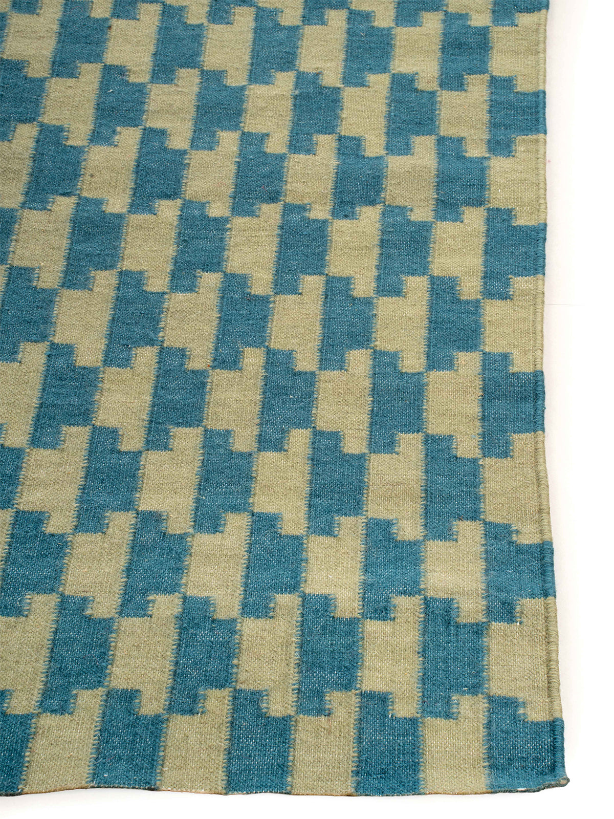 The Woven Lattice Runner - Seafoam